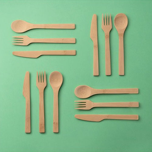 Disposable spoon , fork , knife set